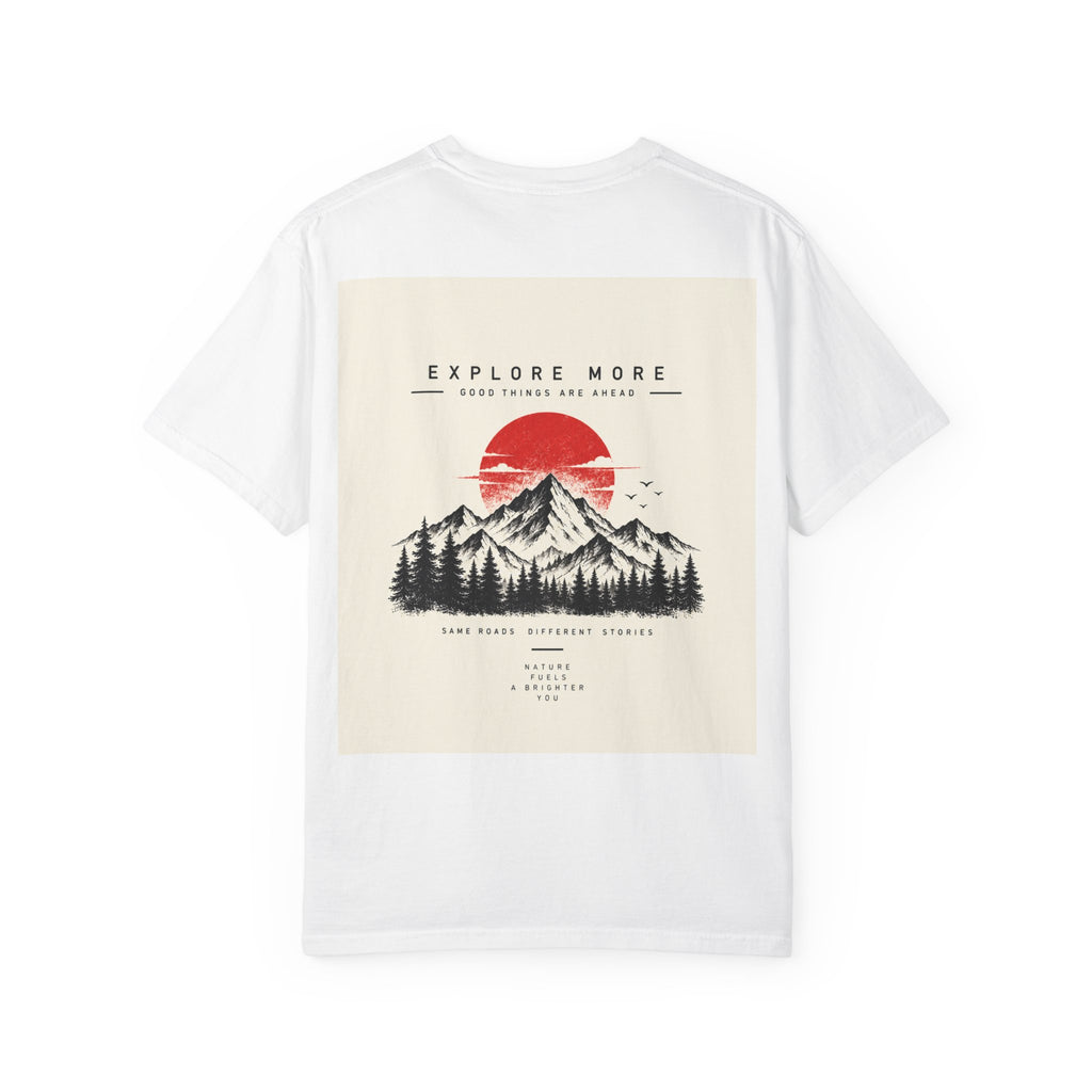 Explore More Mountain T-Shirt — 'Good Things Are Ahead' Outdoor Adventure Tee