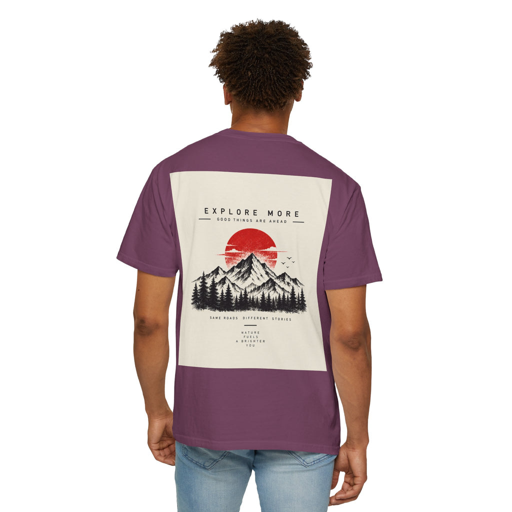 Explore More Mountain T-Shirt — 'Good Things Are Ahead' Outdoor Adventure Tee