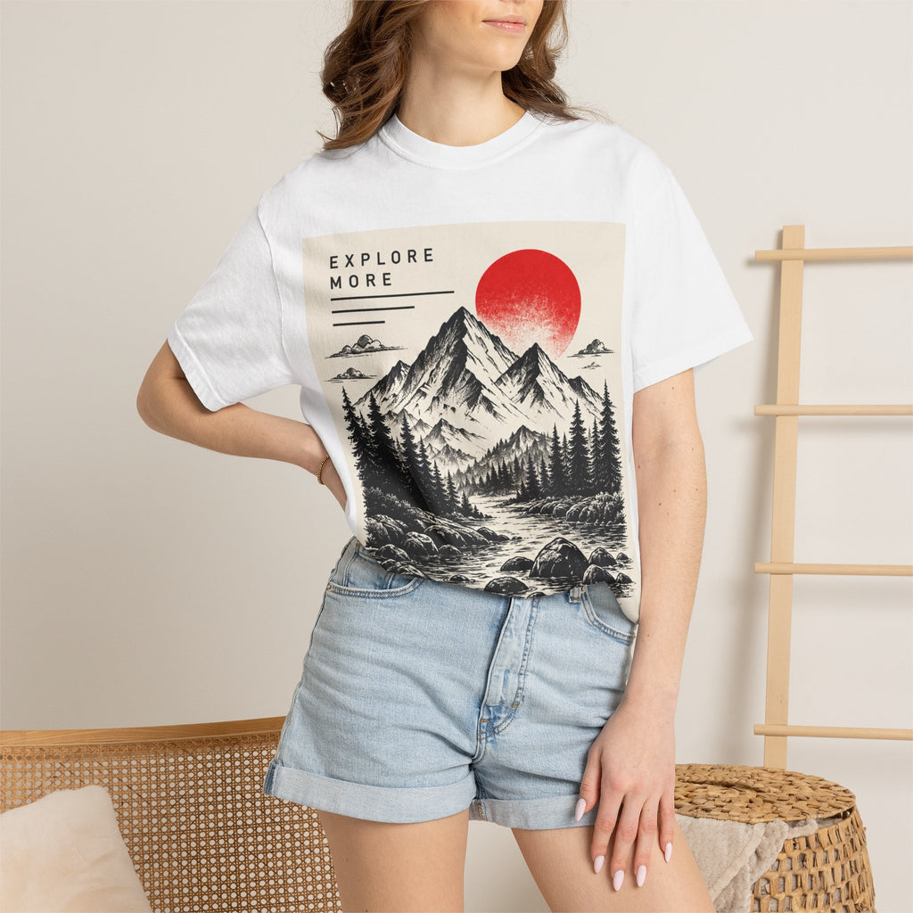 Explore More Mountain T-Shirt — 'Good Things Are Ahead' Outdoor Adventure Tee