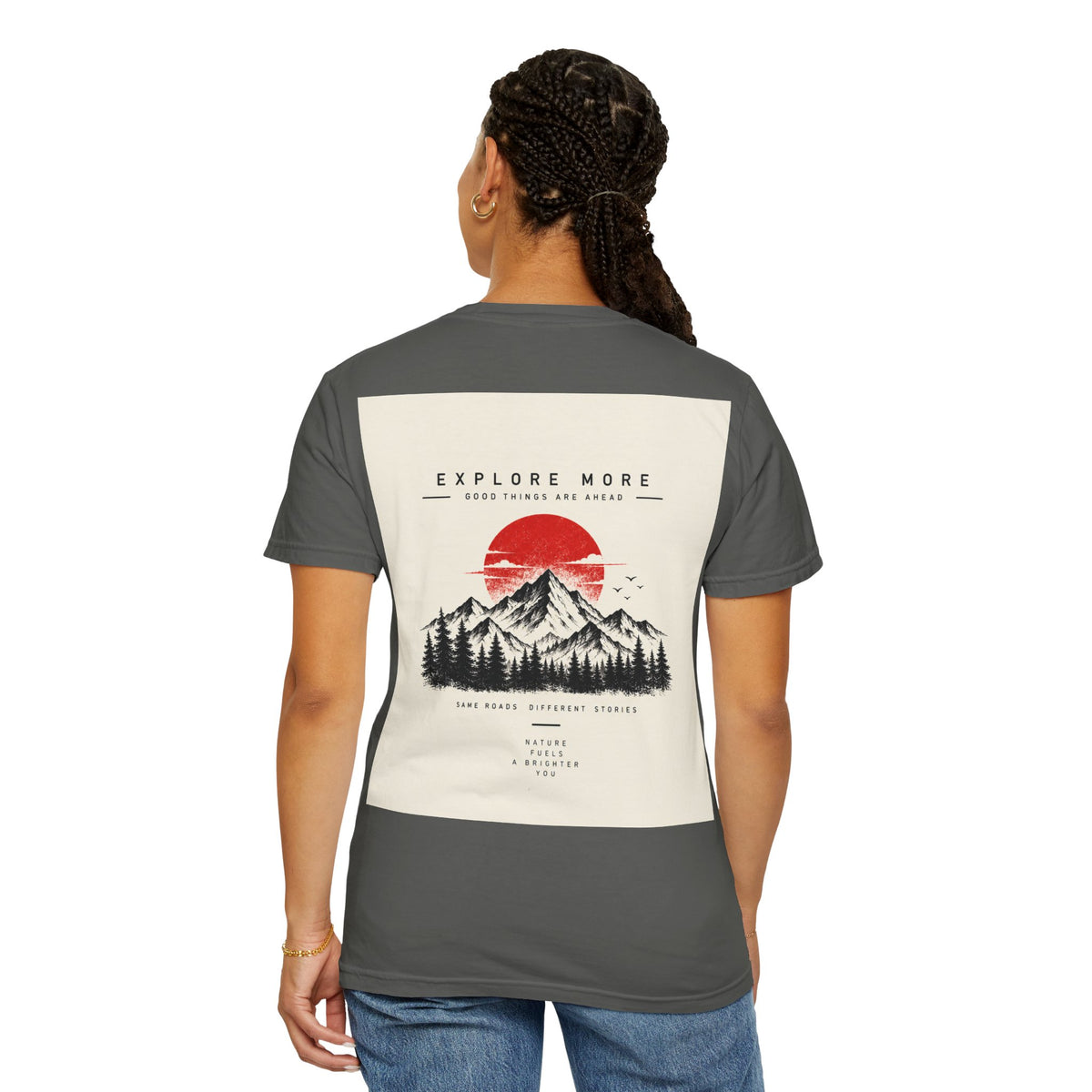 Explore More Mountain T-Shirt — 'Good Things Are Ahead' Outdoor Adventure Tee