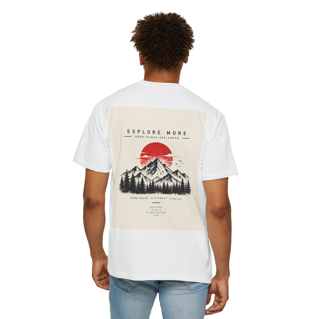 Explore More Mountain T-Shirt — 'Good Things Are Ahead' Outdoor Adventure Tee