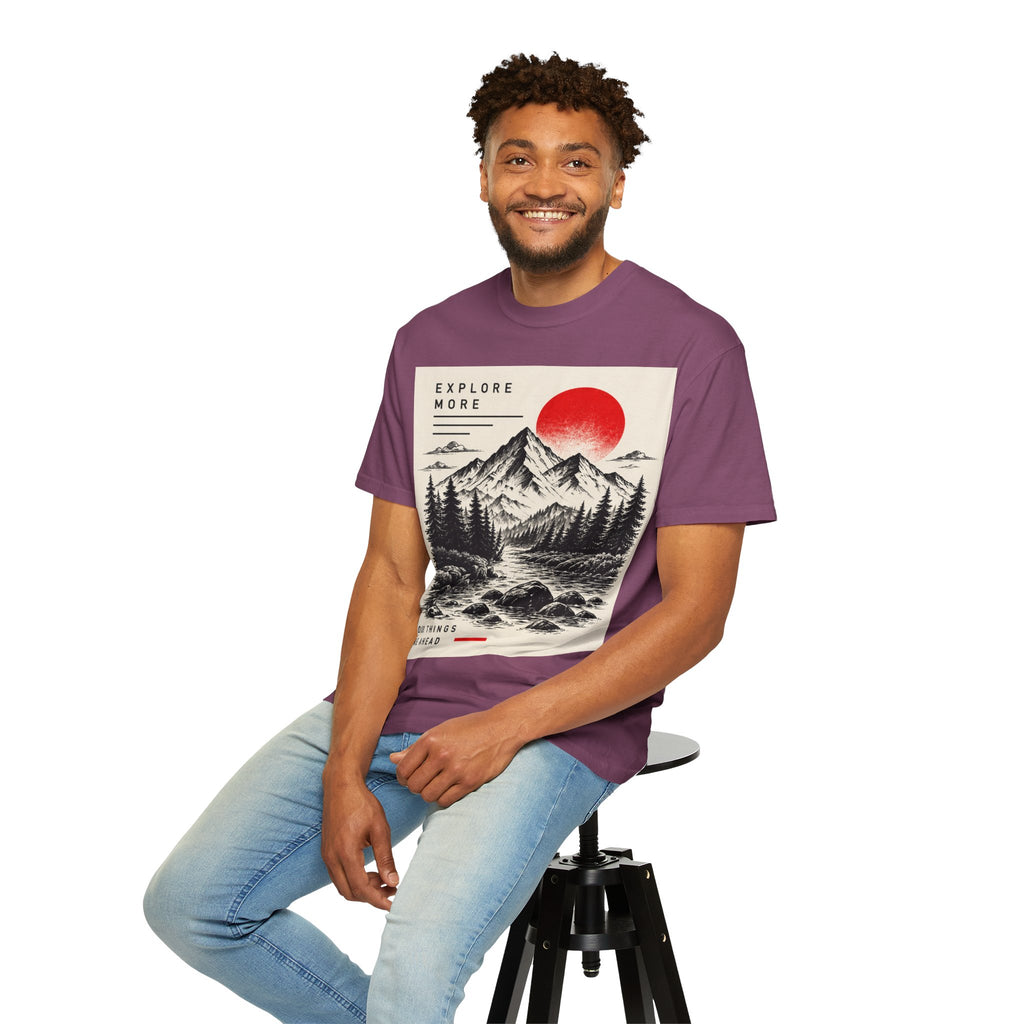 Explore More Mountain T-Shirt — 'Good Things Are Ahead' Outdoor Adventure Tee