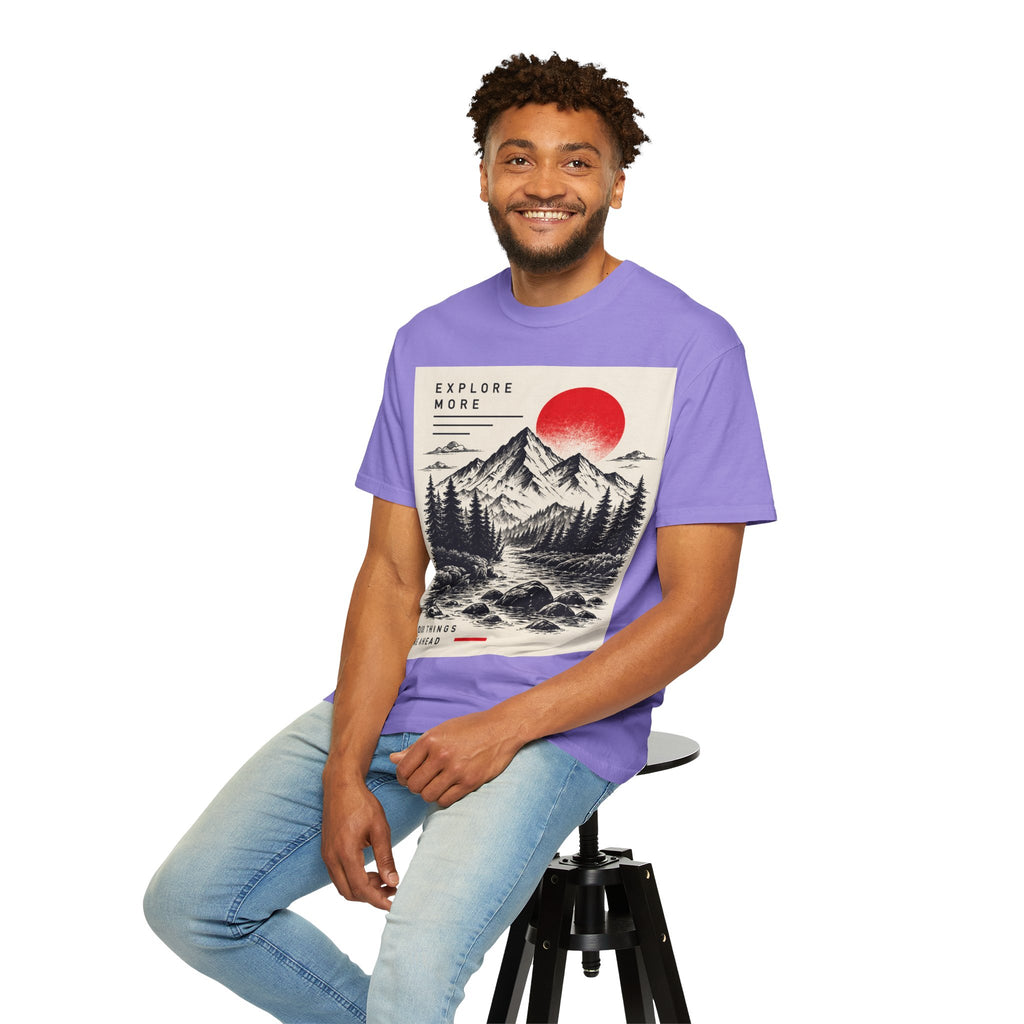 Explore More Mountain T-Shirt — 'Good Things Are Ahead' Outdoor Adventure Tee