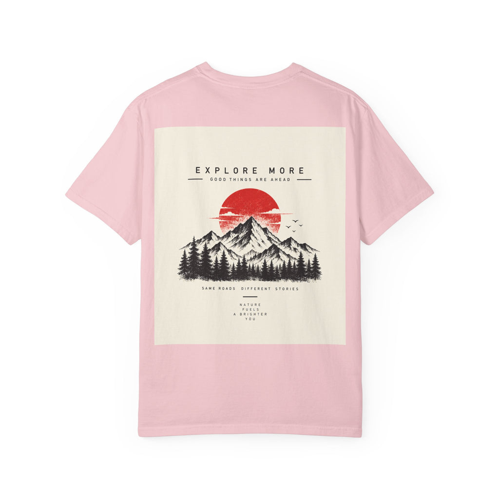 Explore More Mountain T-Shirt — 'Good Things Are Ahead' Outdoor Adventure Tee