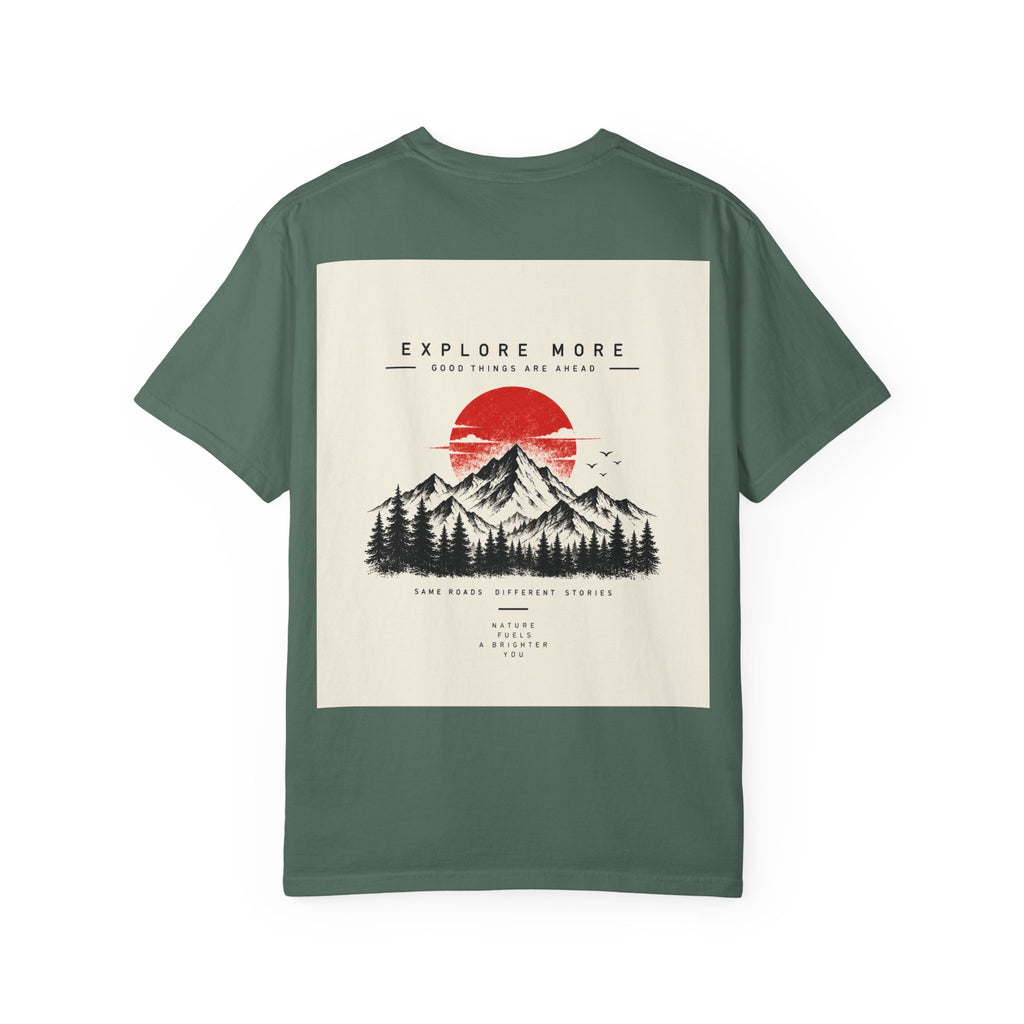 Explore More Mountain T-Shirt — 'Good Things Are Ahead' Outdoor Adventure Tee