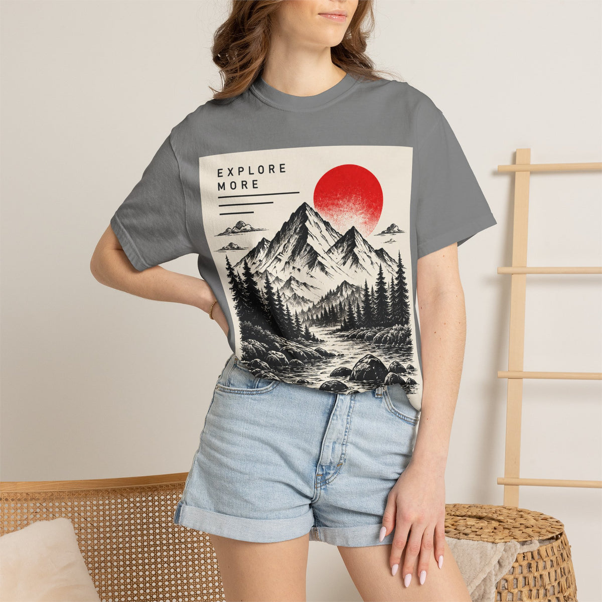 Explore More Mountain T-Shirt — 'Good Things Are Ahead' Outdoor Adventure Tee