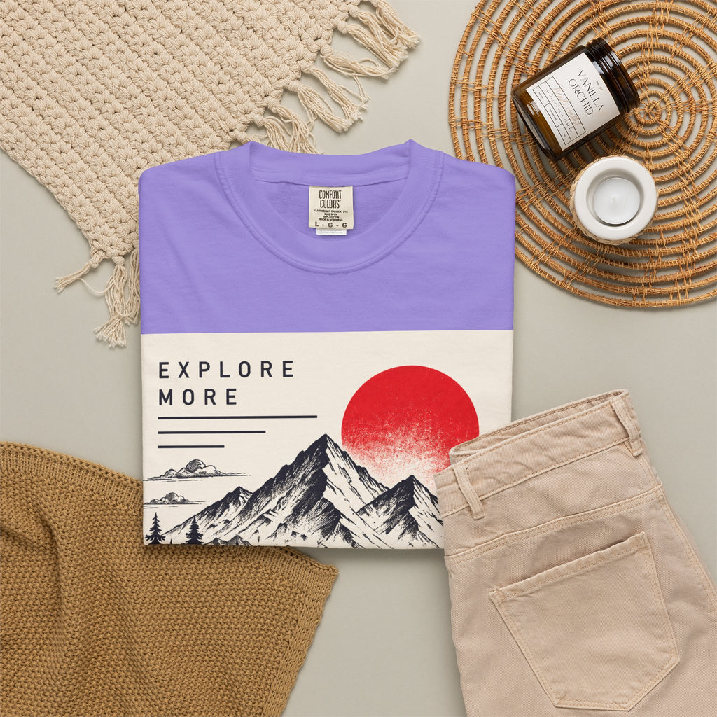 Explore More Mountain T-Shirt — 'Good Things Are Ahead' Outdoor Adventure Tee