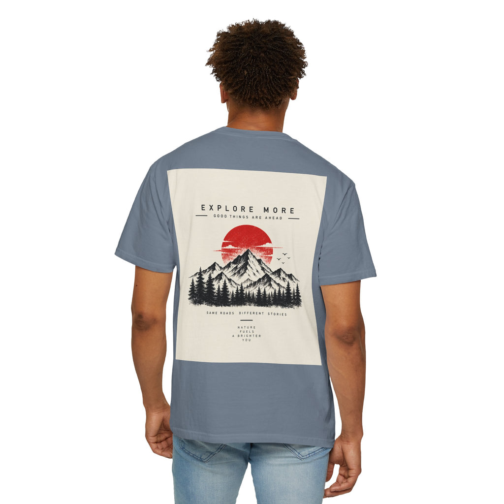 Explore More Mountain T-Shirt — 'Good Things Are Ahead' Outdoor Adventure Tee