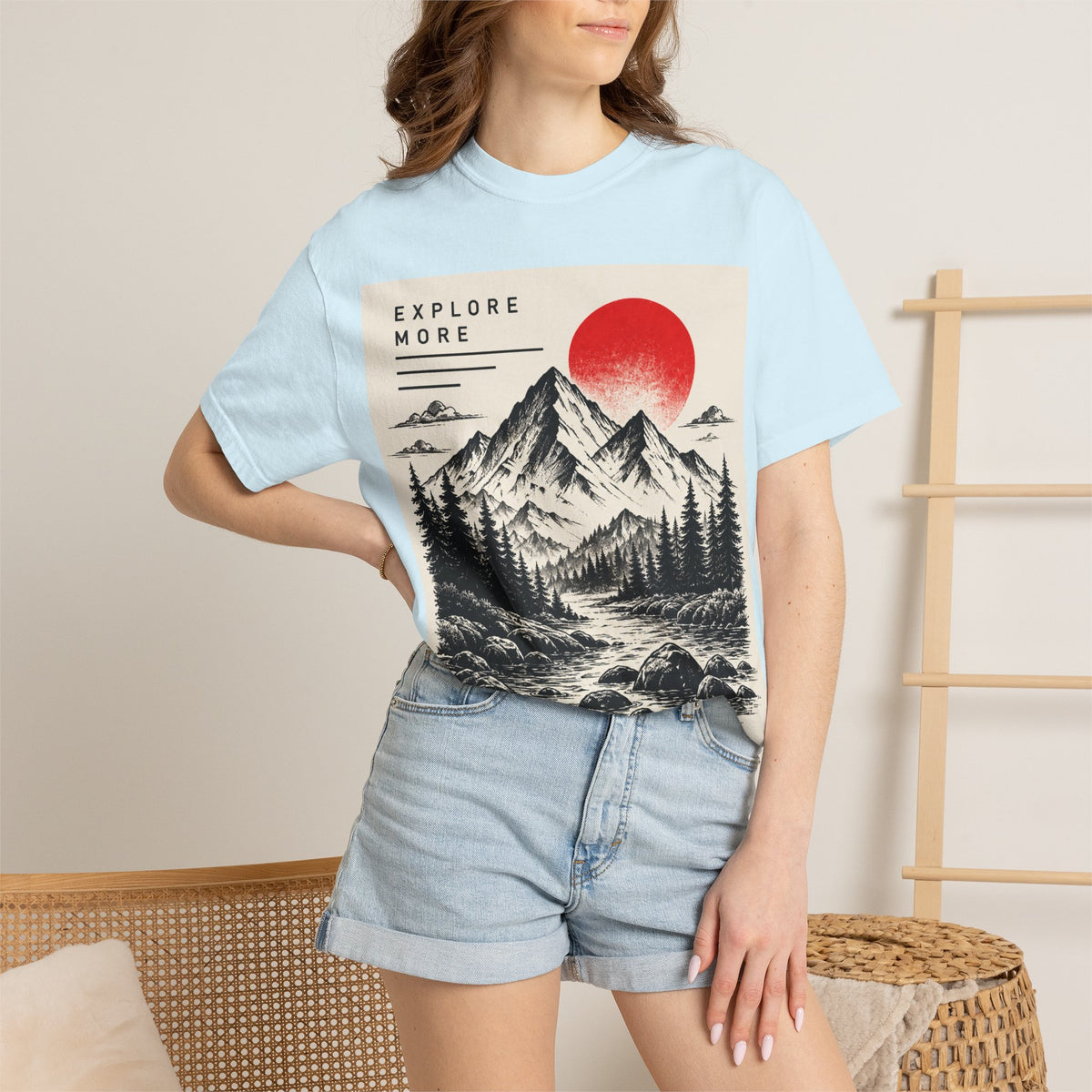 Explore More Mountain T-Shirt — 'Good Things Are Ahead' Outdoor Adventure Tee