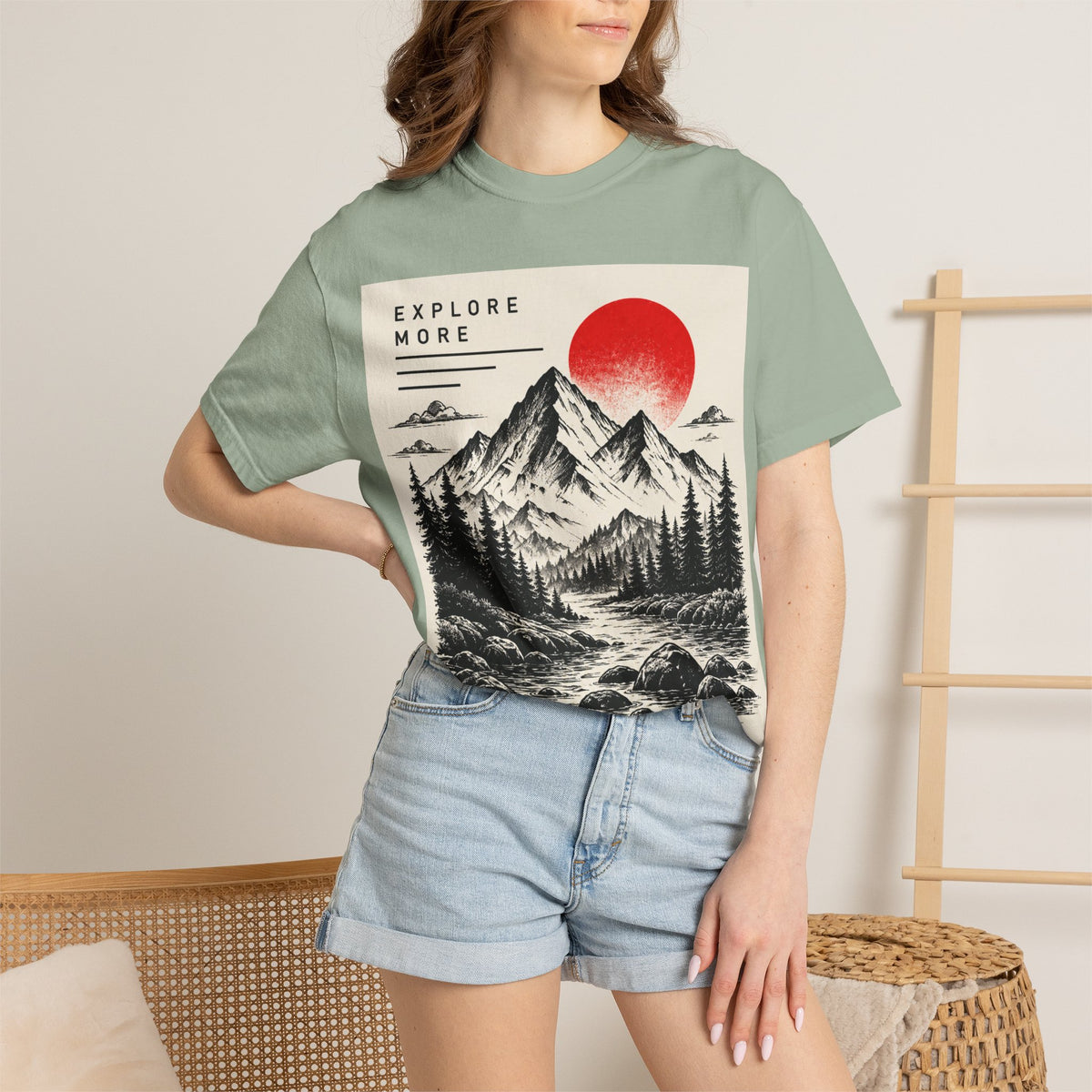 Explore More Mountain T-Shirt — 'Good Things Are Ahead' Outdoor Adventure Tee