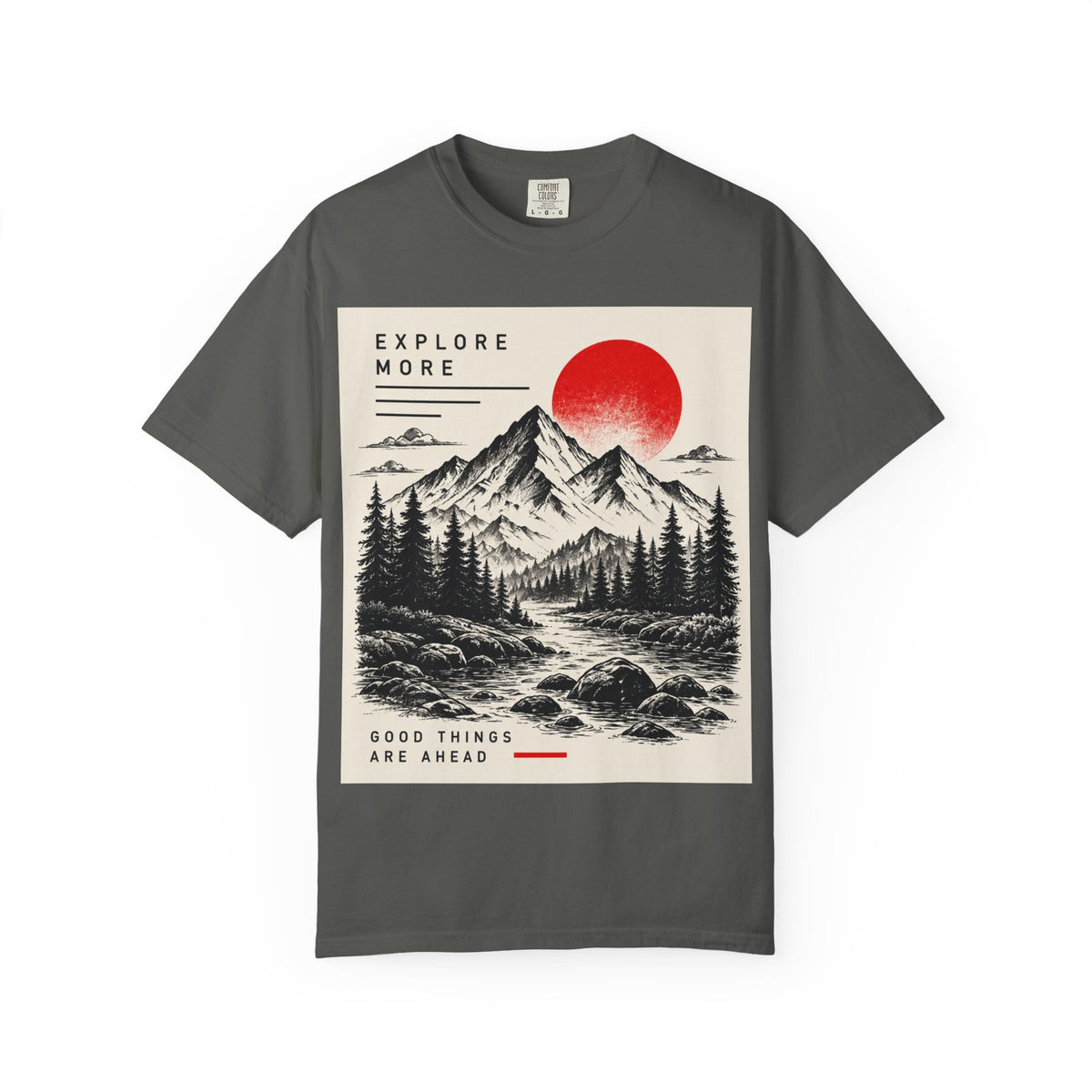 Explore More Mountain T-Shirt — 'Good Things Are Ahead' Outdoor Adventure Tee