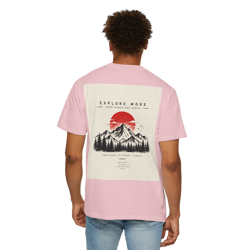 Explore More Mountain T-Shirt — 'Good Things Are Ahead' Outdoor Adventure Tee