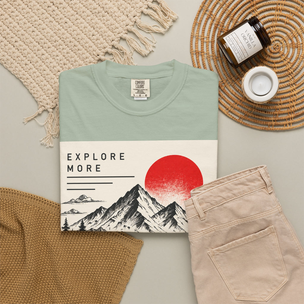Explore More Mountain T-Shirt — 'Good Things Are Ahead' Outdoor Adventure Tee