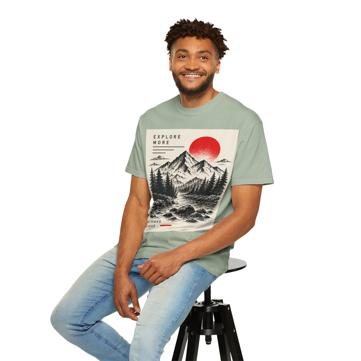 Explore More Mountain T-Shirt — 'Good Things Are Ahead' Outdoor Adventure Tee