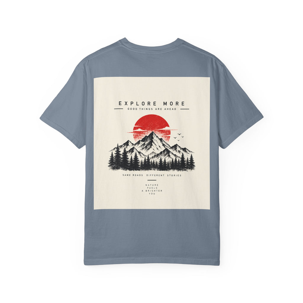 Explore More Mountain T-Shirt — 'Good Things Are Ahead' Outdoor Adventure Tee