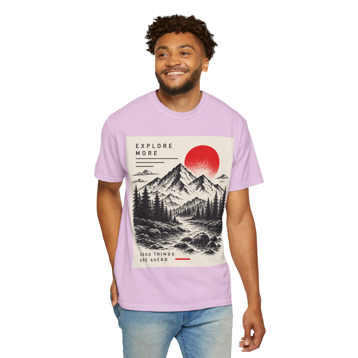 Explore More Mountain T-Shirt — 'Good Things Are Ahead' Outdoor Adventure Tee