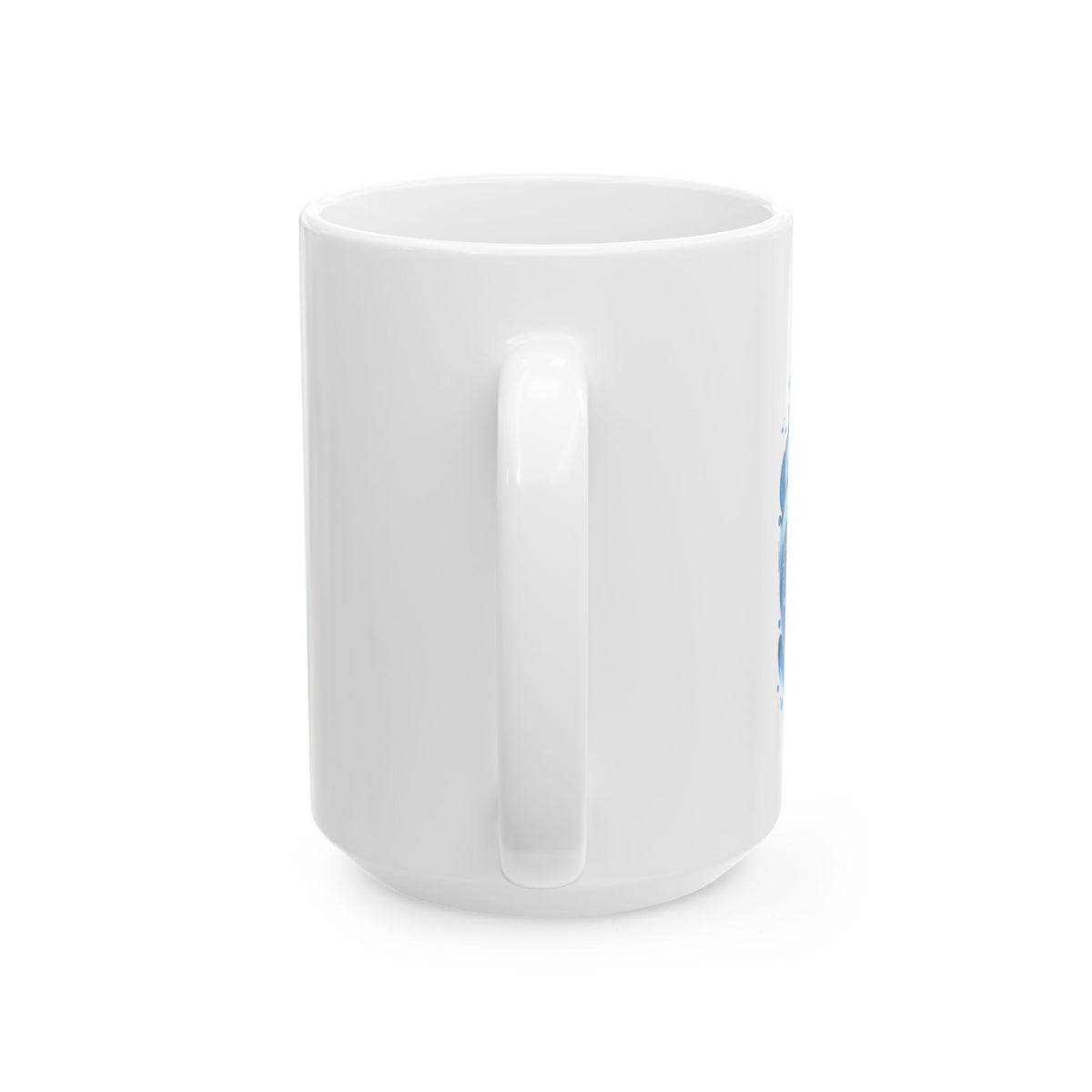 Anime Character Ceramic Mug — Water & Flame Samurai Design (11oz/15oz)