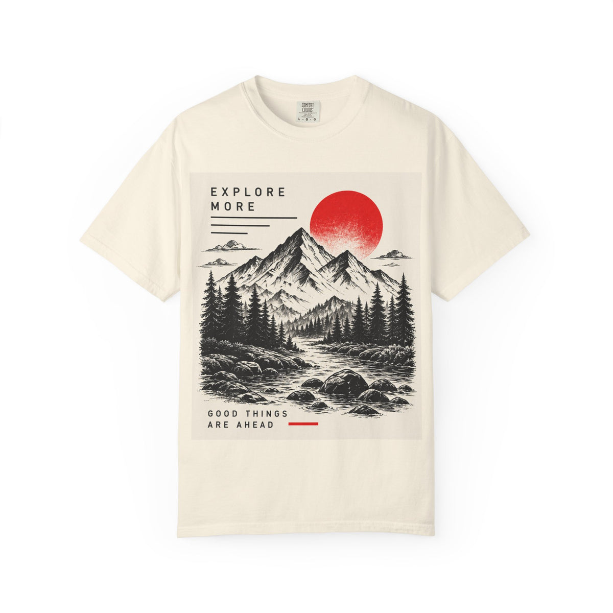 Explore More Mountain T-Shirt — 'Good Things Are Ahead' Outdoor Adventure Tee