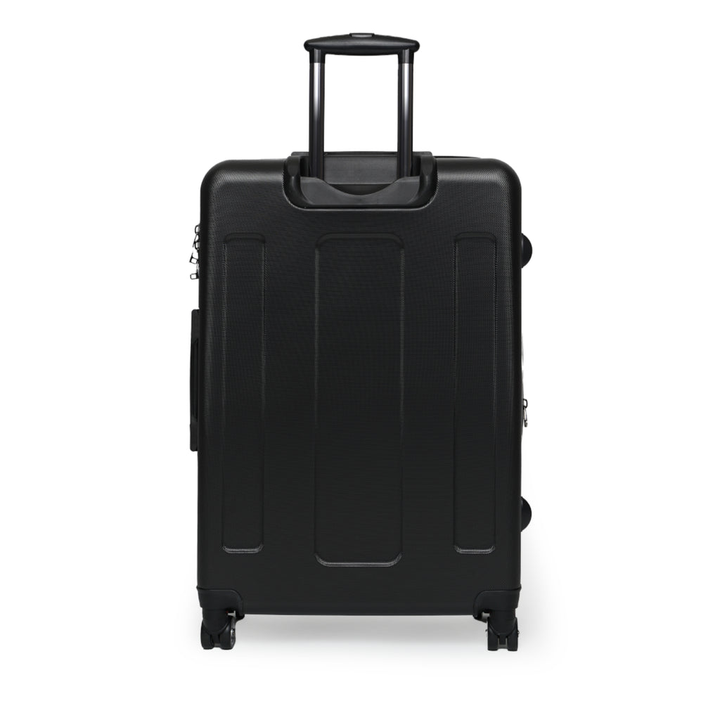 Adventure Awaits World Map Travel Suitcase