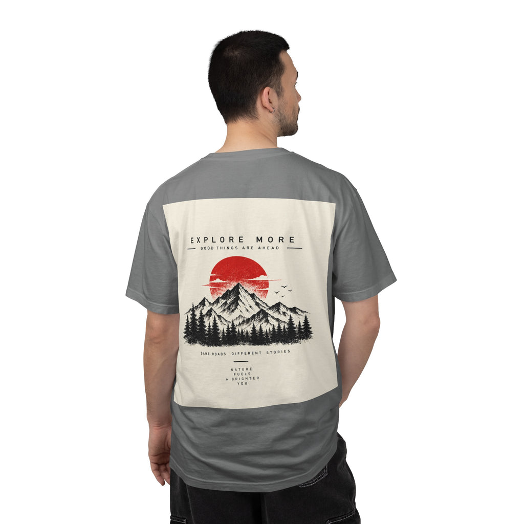 Explore More Mountain T-Shirt — 'Good Things Are Ahead' Outdoor Adventure Tee