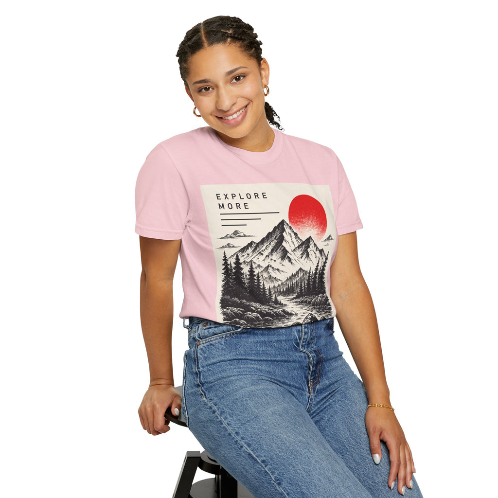 Explore More Mountain T-Shirt — 'Good Things Are Ahead' Outdoor Adventure Tee