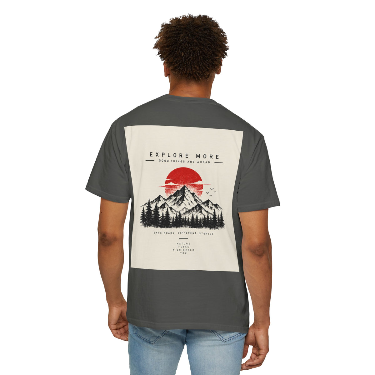 Explore More Mountain T-Shirt — 'Good Things Are Ahead' Outdoor Adventure Tee