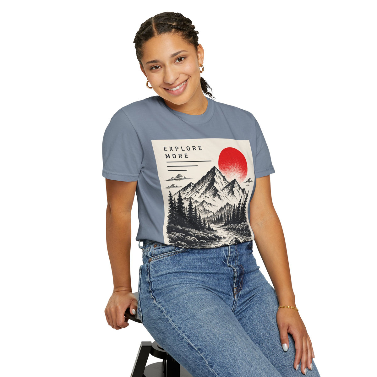 Explore More Mountain T-Shirt — 'Good Things Are Ahead' Outdoor Adventure Tee