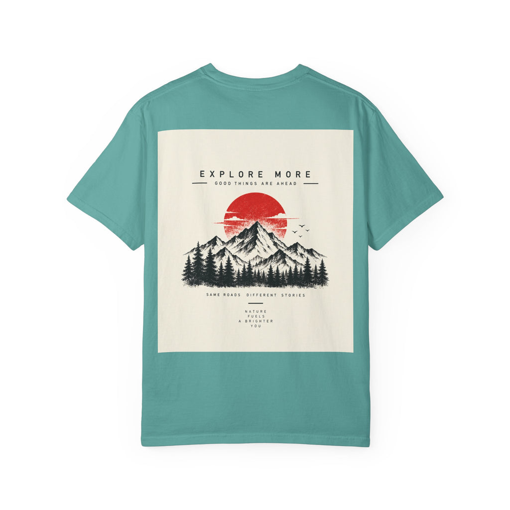 Explore More Mountain T-Shirt — 'Good Things Are Ahead' Outdoor Adventure Tee
