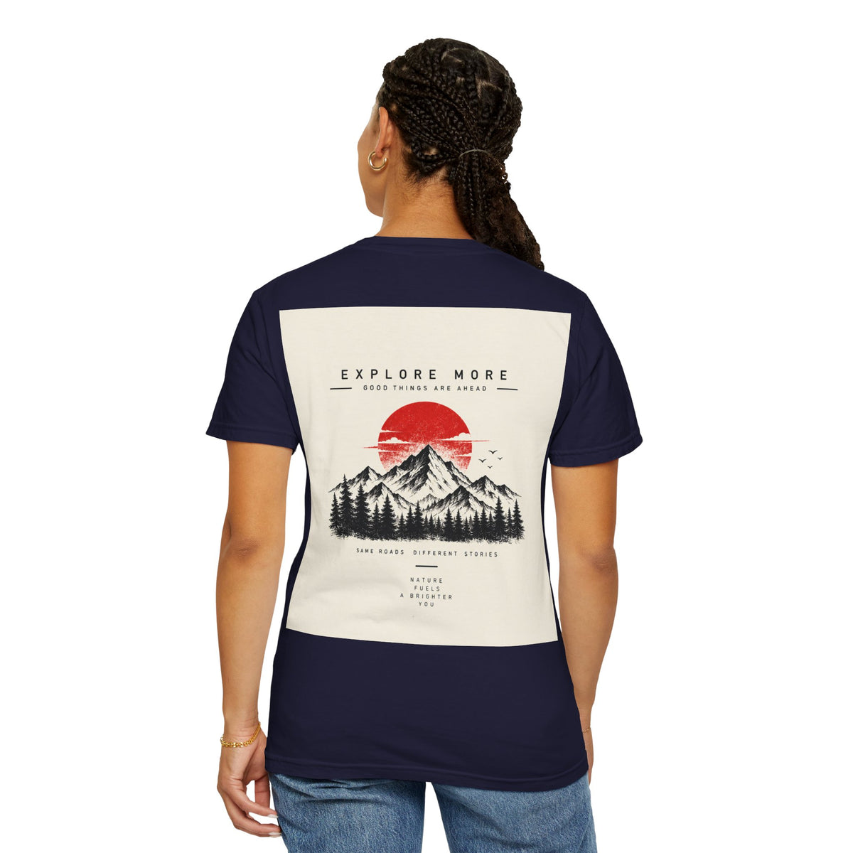 Explore More Mountain T-Shirt — 'Good Things Are Ahead' Outdoor Adventure Tee