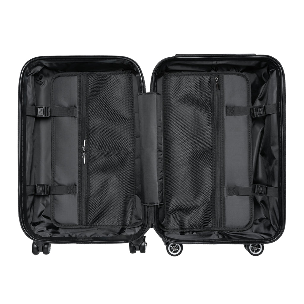 Adventure Awaits World Map Travel Suitcase