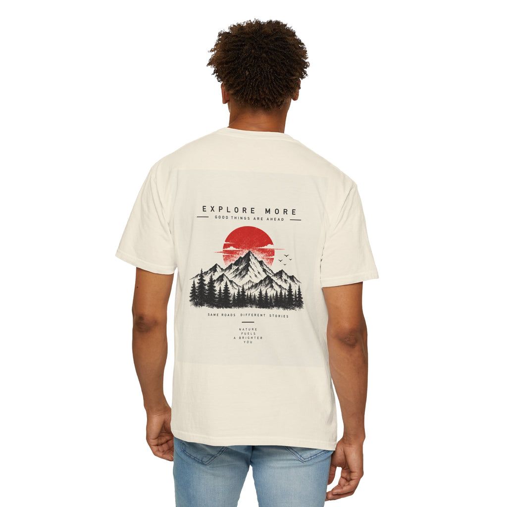 Explore More Mountain T-Shirt — 'Good Things Are Ahead' Outdoor Adventure Tee