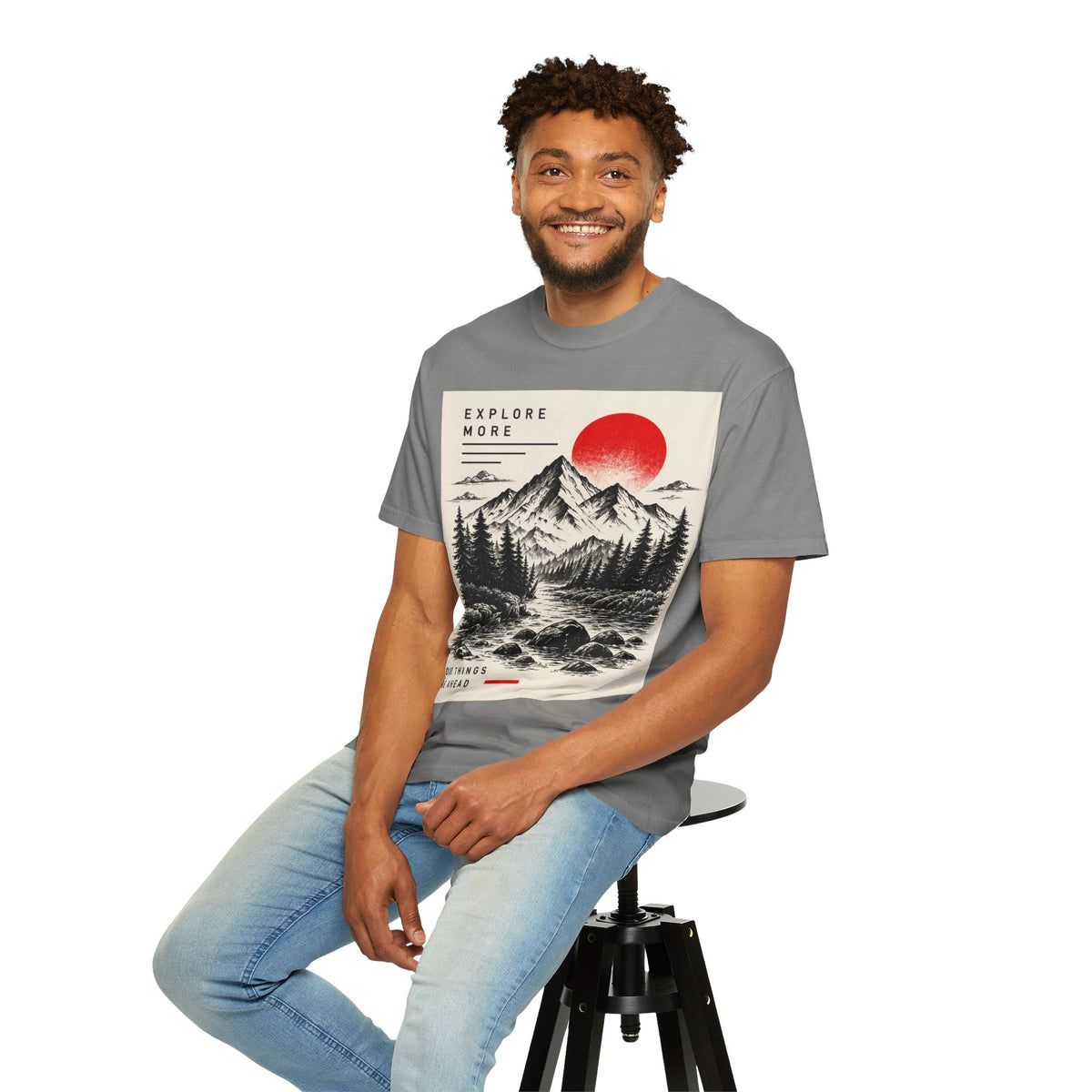 Explore More Mountain T-Shirt — 'Good Things Are Ahead' Outdoor Adventure Tee