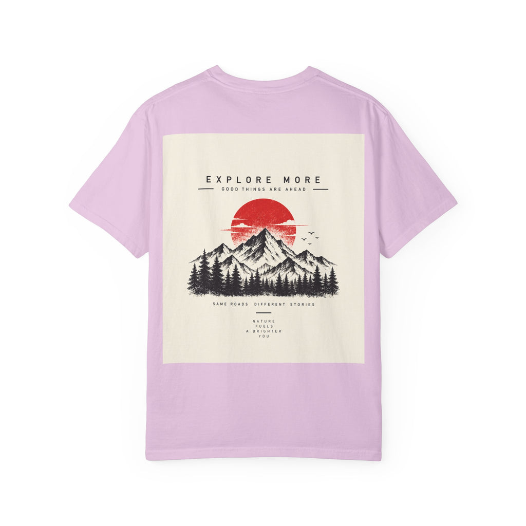 Explore More Mountain T-Shirt — 'Good Things Are Ahead' Outdoor Adventure Tee