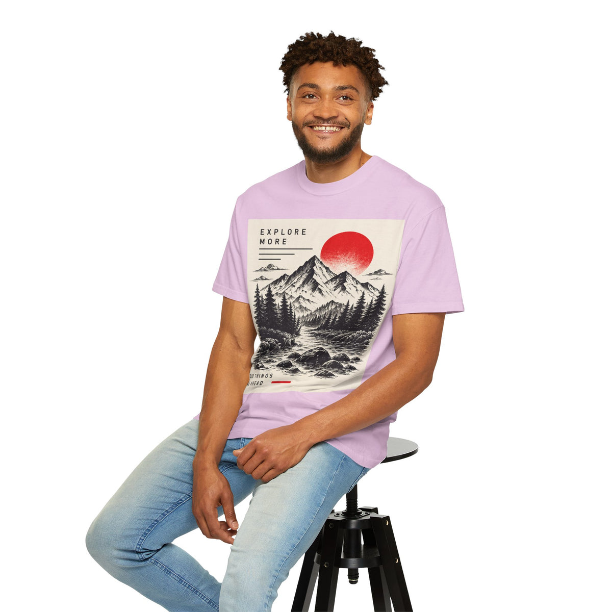 Explore More Mountain T-Shirt — 'Good Things Are Ahead' Outdoor Adventure Tee