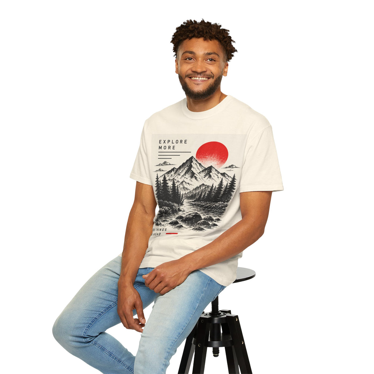 Explore More Mountain T-Shirt — 'Good Things Are Ahead' Outdoor Adventure Tee