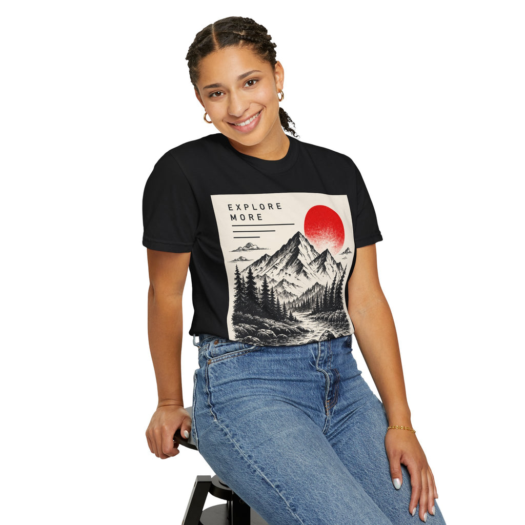 Explore More Mountain T-Shirt — 'Good Things Are Ahead' Outdoor Adventure Tee