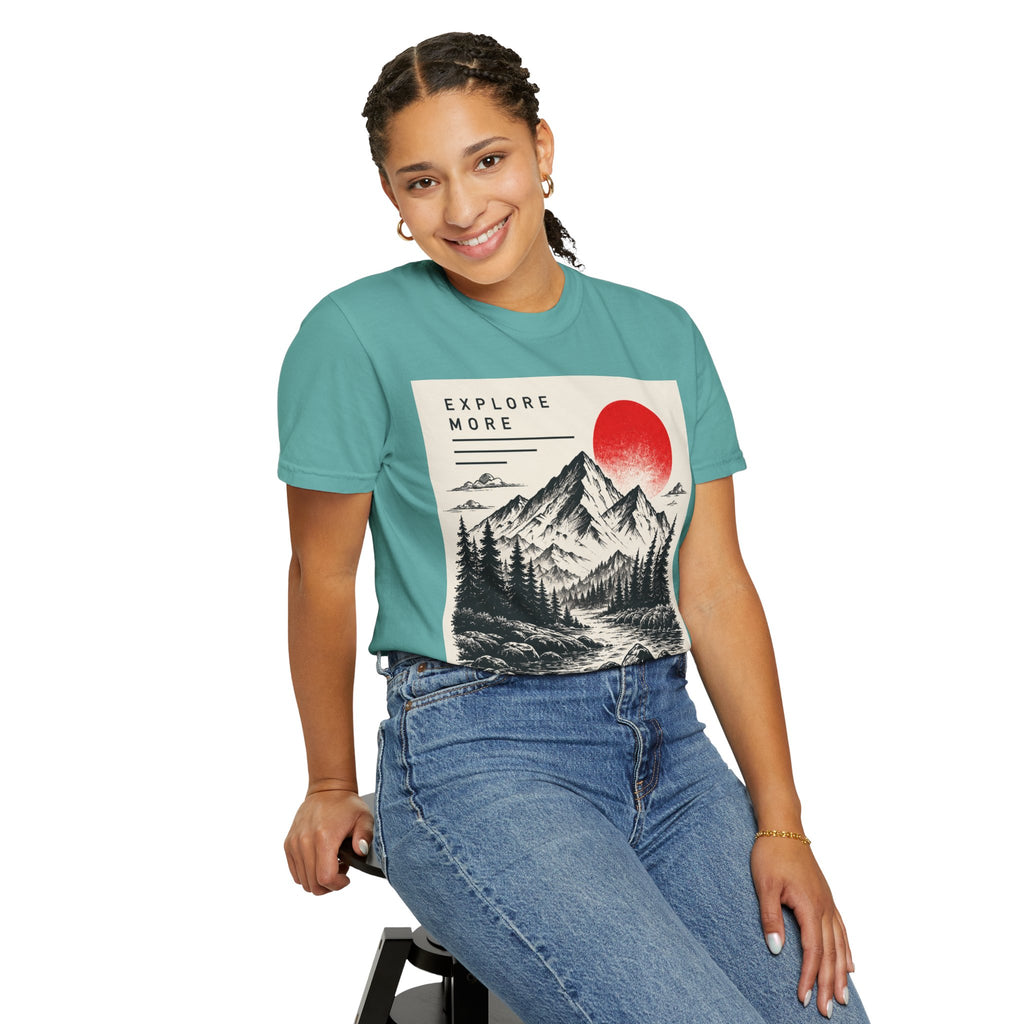 Explore More Mountain T-Shirt — 'Good Things Are Ahead' Outdoor Adventure Tee