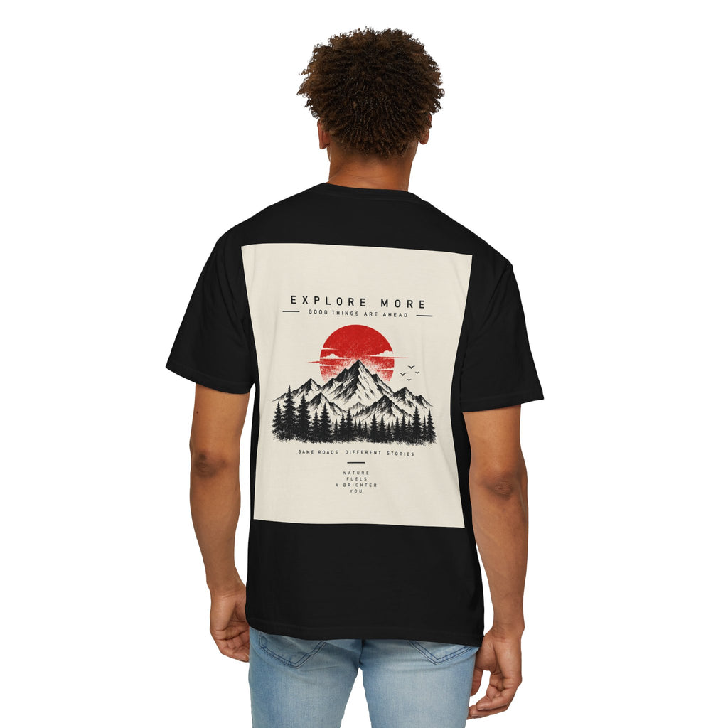 Explore More Mountain T-Shirt — 'Good Things Are Ahead' Outdoor Adventure Tee