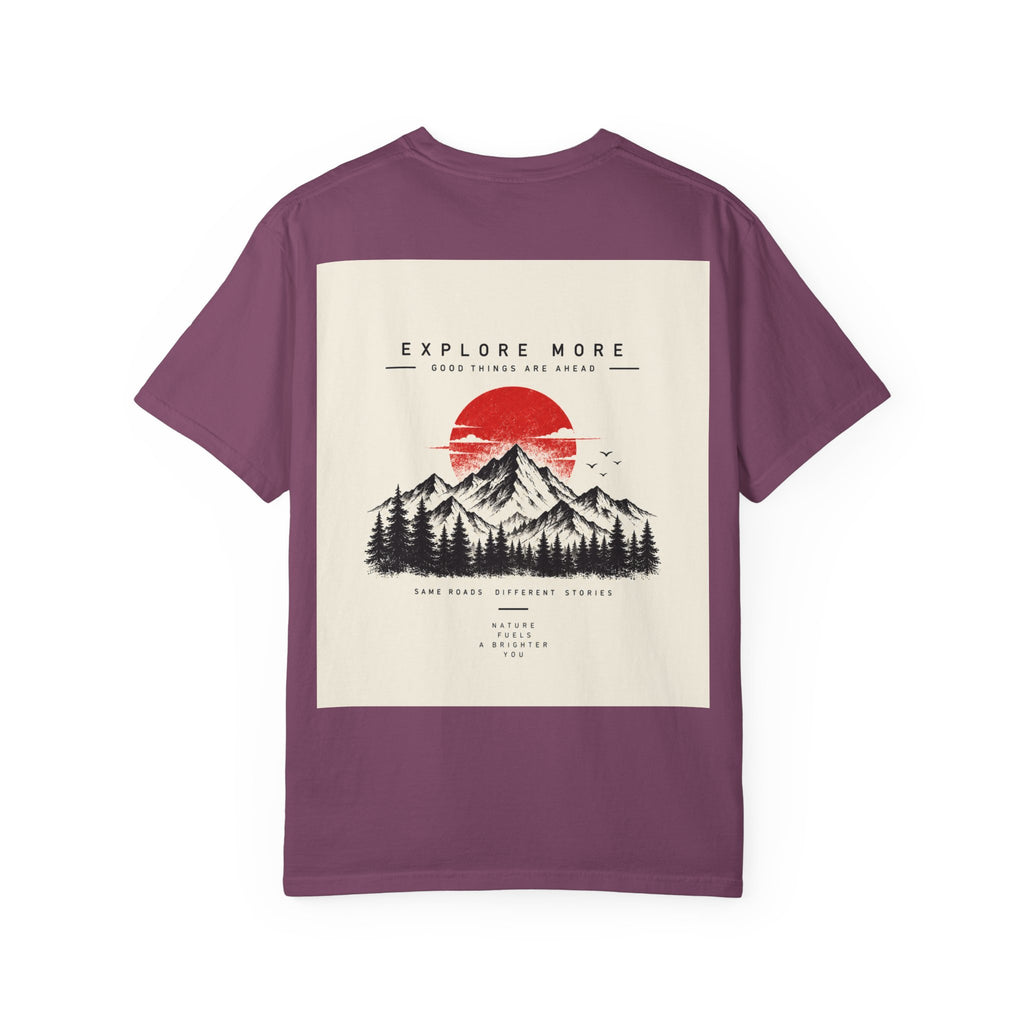 Explore More Mountain T-Shirt — 'Good Things Are Ahead' Outdoor Adventure Tee