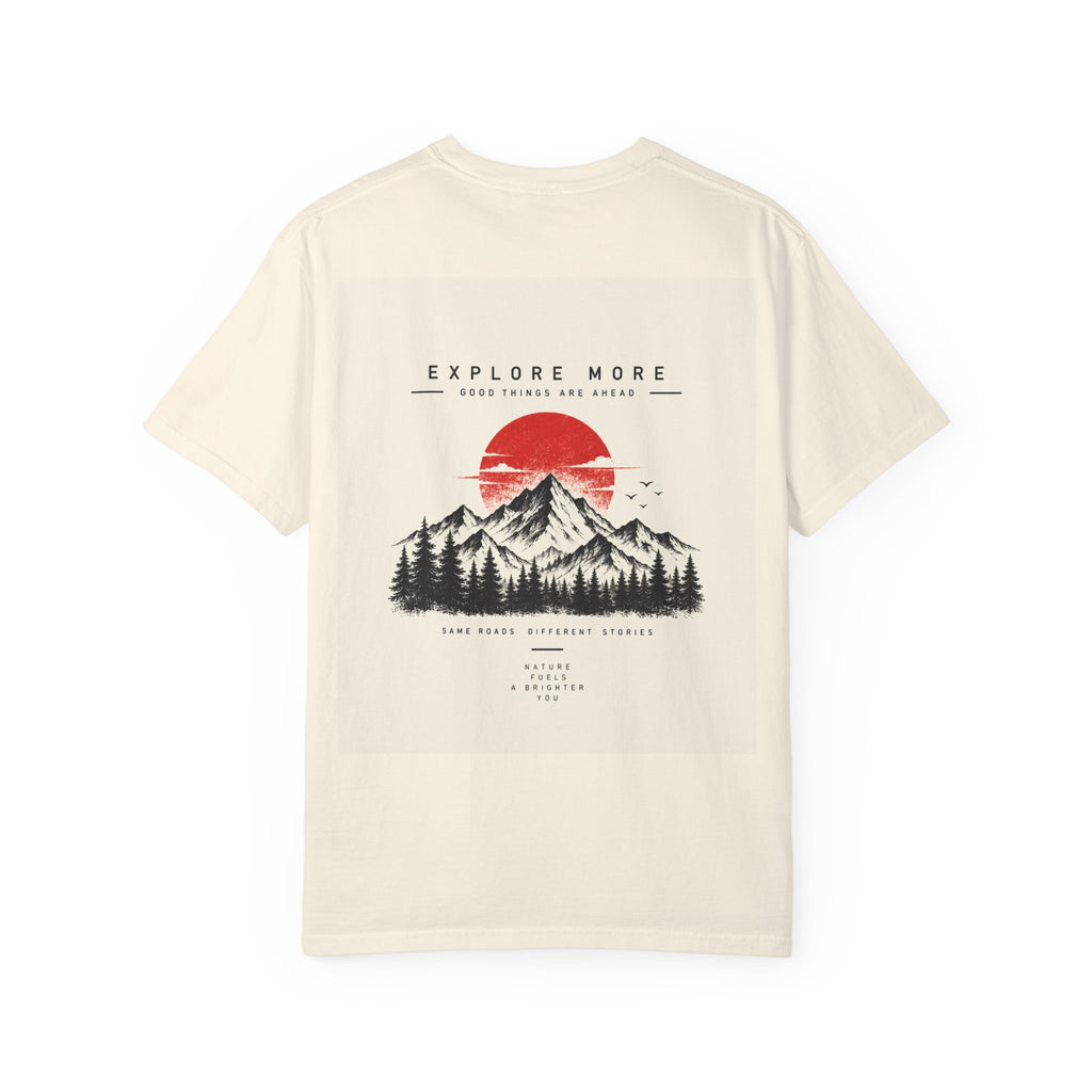 Explore More Mountain T-Shirt — 'Good Things Are Ahead' Outdoor Adventure Tee