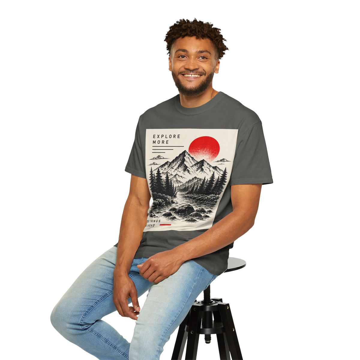 Explore More Mountain T-Shirt — 'Good Things Are Ahead' Outdoor Adventure Tee