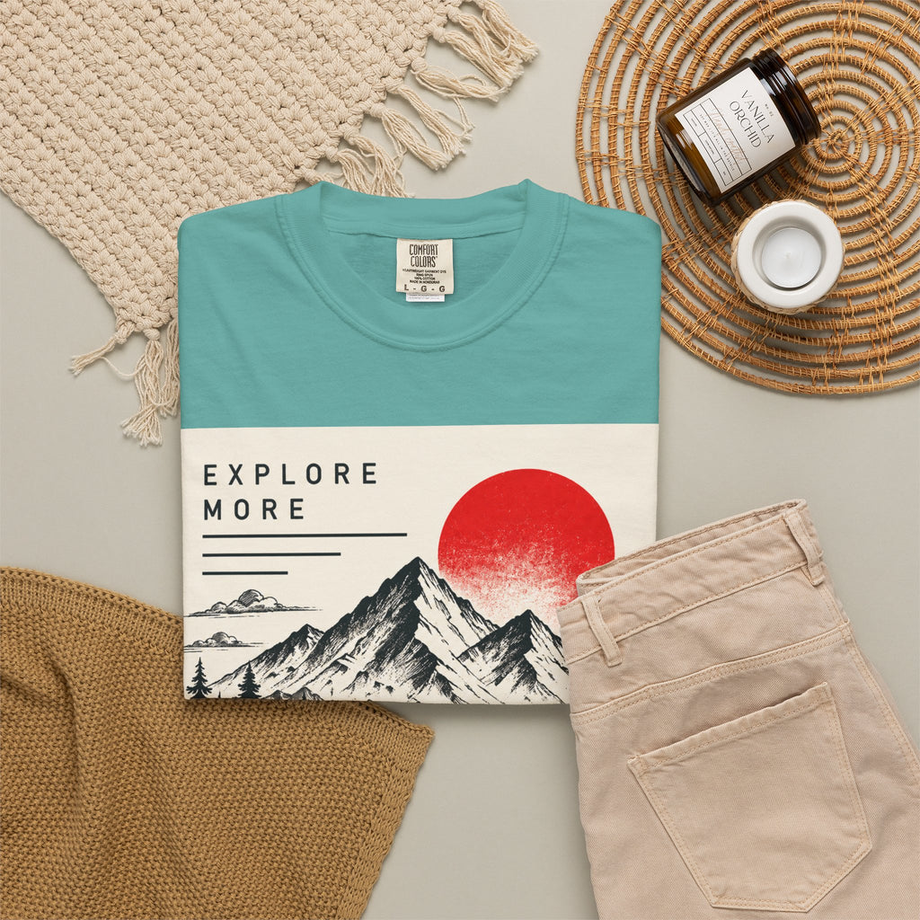 Explore More Mountain T-Shirt — 'Good Things Are Ahead' Outdoor Adventure Tee