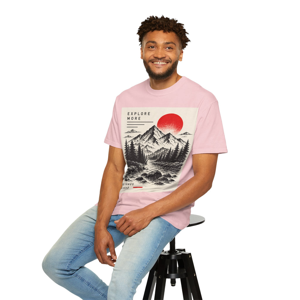 Explore More Mountain T-Shirt — 'Good Things Are Ahead' Outdoor Adventure Tee