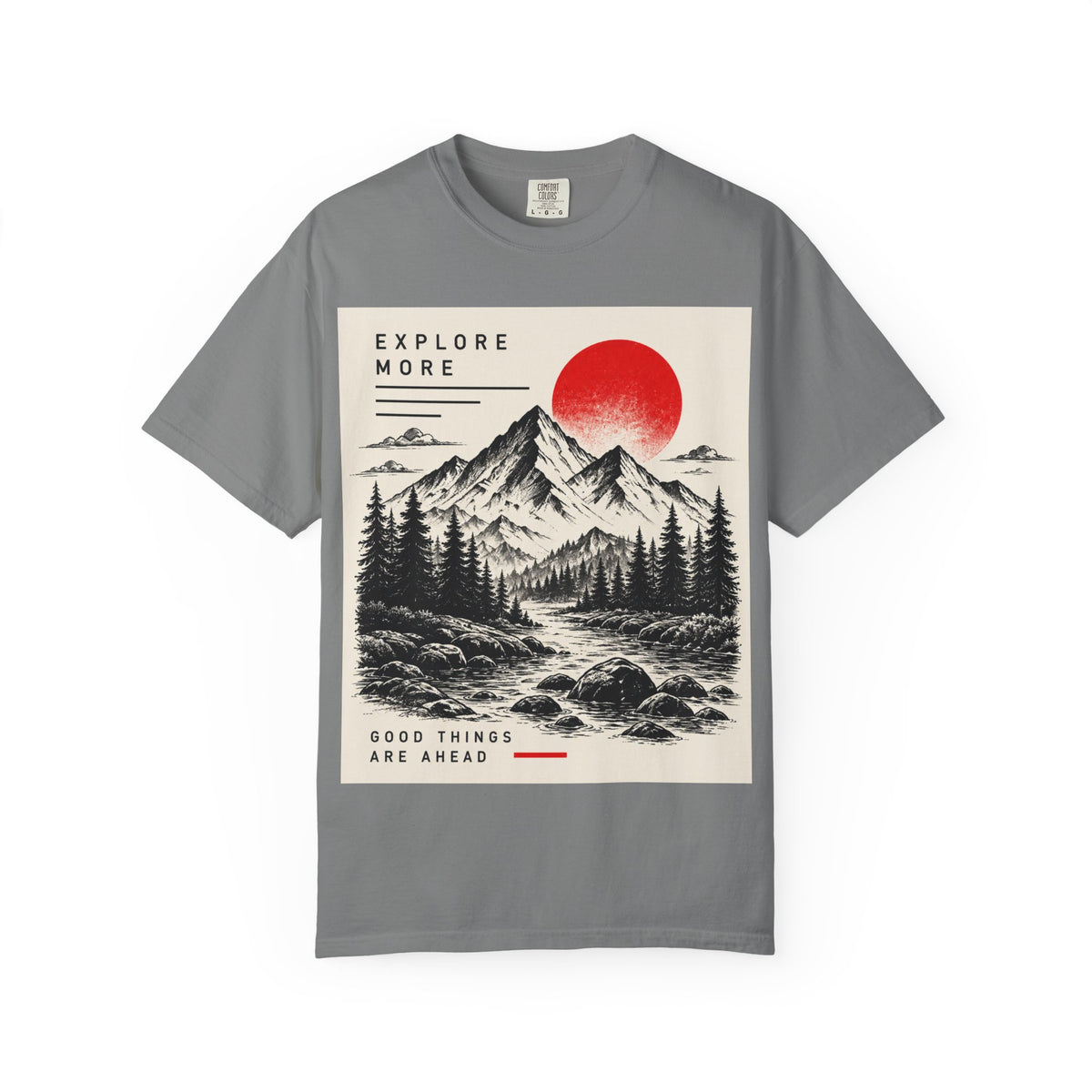 Explore More Mountain T-Shirt — 'Good Things Are Ahead' Outdoor Adventure Tee