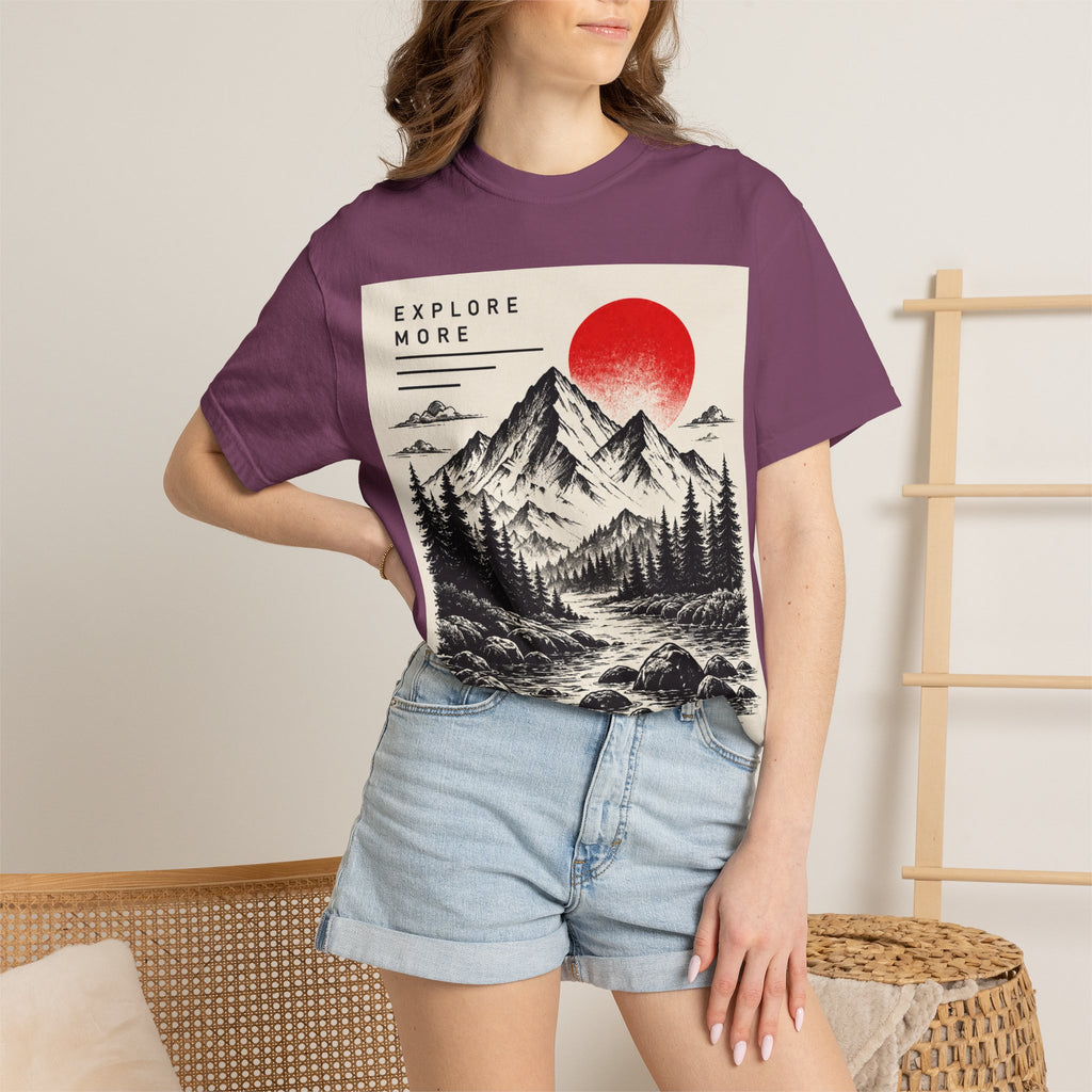 Explore More Mountain T-Shirt — 'Good Things Are Ahead' Outdoor Adventure Tee