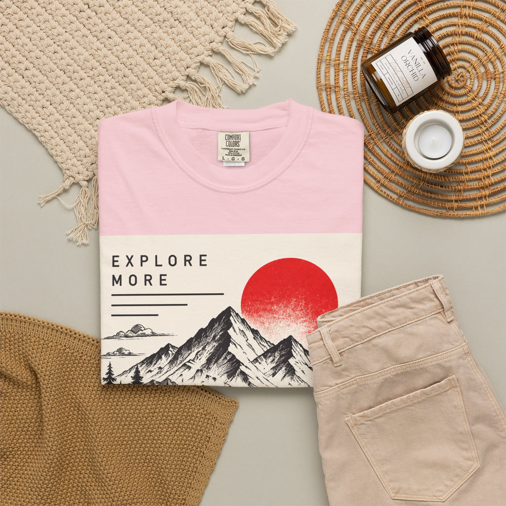 Explore More Mountain T-Shirt — 'Good Things Are Ahead' Outdoor Adventure Tee