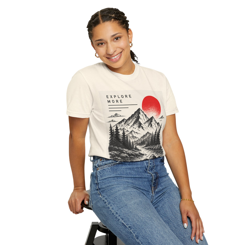 Explore More Mountain T-Shirt — 'Good Things Are Ahead' Outdoor Adventure Tee