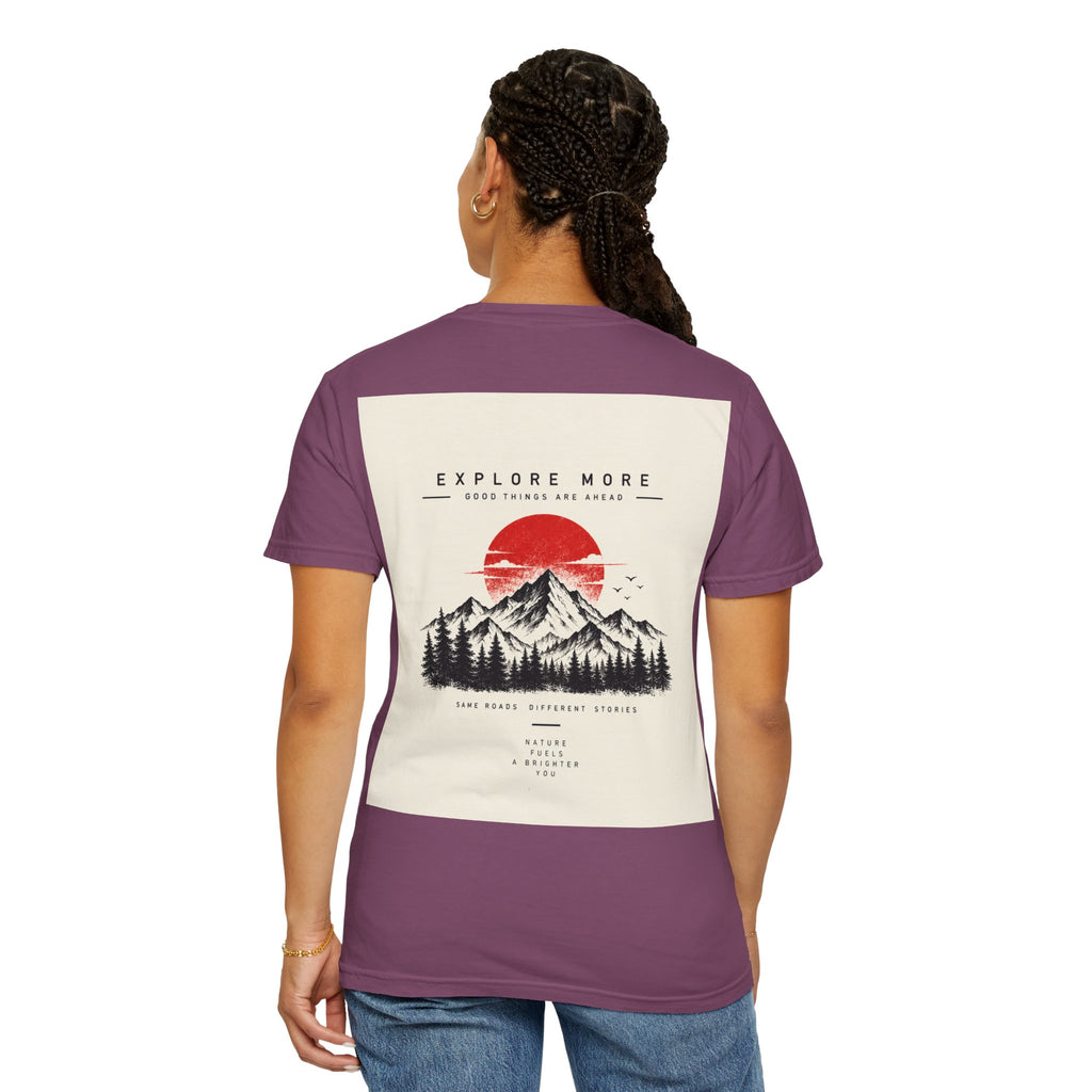 Explore More Mountain T-Shirt — 'Good Things Are Ahead' Outdoor Adventure Tee