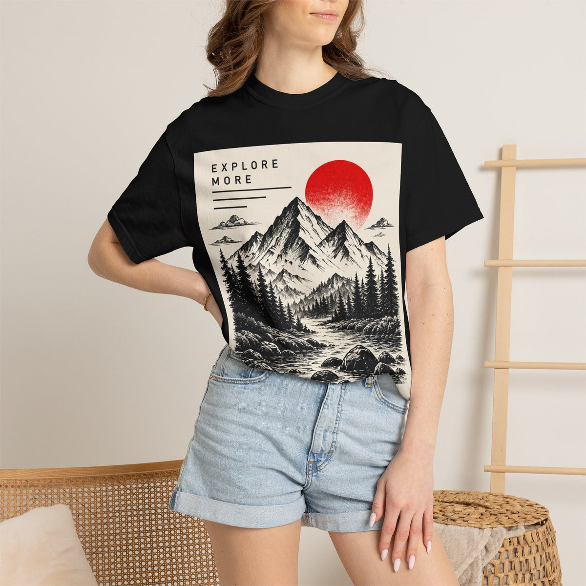 Explore More Mountain T-Shirt — 'Good Things Are Ahead' Outdoor Adventure Tee