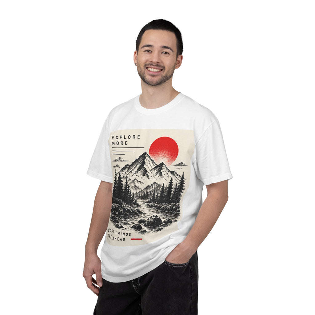 Explore More Mountain T-Shirt — 'Good Things Are Ahead' Outdoor Adventure Tee